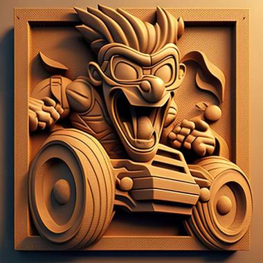 3D модель Гра CTR Crash Team Racing (STL)